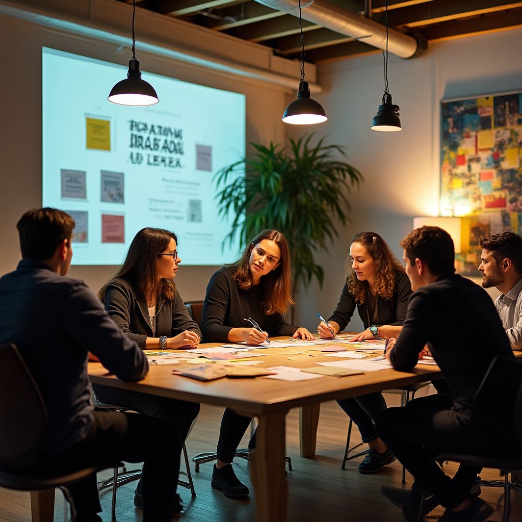 Sesión de trabajo en equipo